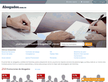 Tablet Screenshot of abogados.com.co