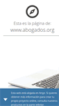Mobile Screenshot of abogados.org