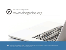 Tablet Screenshot of abogados.org